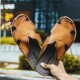 Men Non Slip Hand Stitching Splicing Large Size Soft Sole Casual Slippers Men Non Slip Hand Stitching Splicing Large Size Soft Sole Casual Slippers