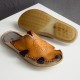 Men Non Slip Hand Stitching Splicing Large Size Soft Sole Casual Slippers Men Non Slip Hand Stitching Splicing Large Size Soft Sole Casual Slippers