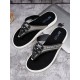 Men Casual Outdoor Denim Fabric Slip On Beach Flip Flop Slippers Men Casual Outdoor Denim Fabric Slip On Beach Flip Flop Slippers