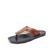Men Leather Slip Resistant Metal Buckle Soft Casual Beach Slippers Men Leather Slip Resistant Metal Buckle Soft Casual Beach Slippers
