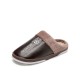 Men Warm Lined Stitching Slip-On Backless Soft Casual Slippers Men Warm Lined Stitching Slip-On Backless Soft Casual Slippers