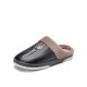 Men Warm Lined Stitching Slip-On Backless Soft Casual Slippers Men Warm Lined Stitching Slip-On Backless Soft Casual Slippers