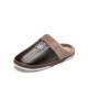 Men Warm Lined Stitching Slip-On Backless Soft Casual Slippers Men Warm Lined Stitching Slip-On Backless Soft Casual Slippers