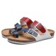 Men Metal Design Color Block Comfy Cork Bottom Thumb Slippers Men Metal Design Color Block Comfy Cork Bottom Thumb Slippers