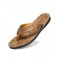 Men PU Stitching Clip Toes Beach Casual Flip Flops