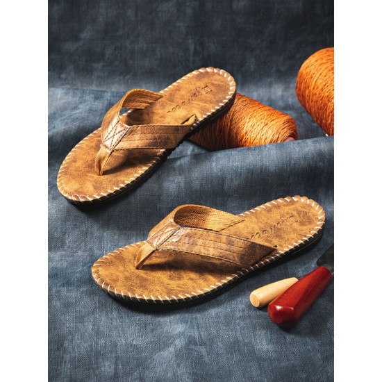 Men PU Stitching Clip Toes Beach Casual Flip Flops Men PU Stitching Clip Toes Beach Casual Flip Flops
