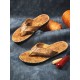 Men PU Stitching Clip Toes Beach Casual Flip Flops Men PU Stitching Clip Toes Beach Casual Flip Flops