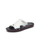 Men Breathable Leatehr Slip Resistant Soft Sole Casual Beach Slippers Men Breathable Leatehr Slip Resistant Soft Sole Casual Beach Slippers