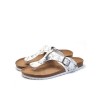 Men Comfy Printing Pattern Soft Cork Sole Light Weight Clip Toe Slippers