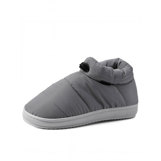 Men Comfy Warm Plush Lining Slip Resistant Elastic Slip On Home Slippers Men Comfy Warm Plush Lining Slip Resistant Elastic Slip On Home Slippers