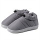 Men Comfy Warm Plush Lining Slip Resistant Elastic Slip On Home Slippers Men Comfy Warm Plush Lining Slip Resistant Elastic Slip On Home Slippers