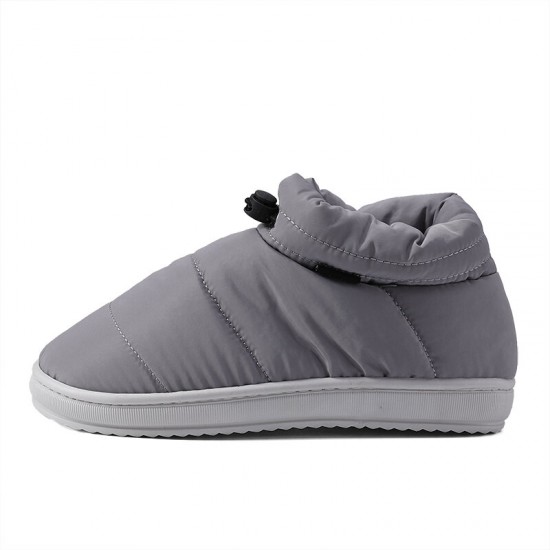 Men Comfy Warm Plush Lining Slip Resistant Elastic Slip On Home Slippers Men Comfy Warm Plush Lining Slip Resistant Elastic Slip On Home Slippers