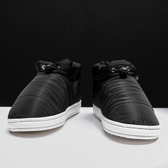 Men Comfy Warm Plush Lining Slip Resistant Elastic Slip On Home Slippers Men Comfy Warm Plush Lining Slip Resistant Elastic Slip On Home Slippers