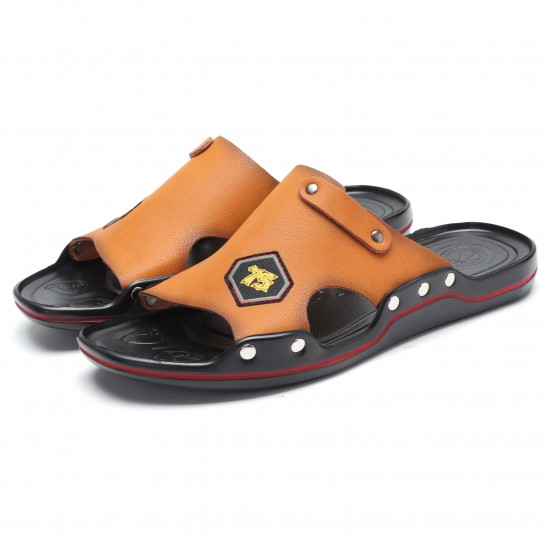 Men Comfy Soft Sole Slip On Water Garden Beach Casual Slippers