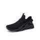 Men Knitted Fabric Breathable Non Slip Athletic Running Walking Blade Type Sneakers Men Knitted Fabric Breathable Non Slip Athletic Running Walking Blade Type Sneakers