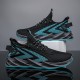Men Knitted Fabric Breathable Non Slip Athletic Running Walking Blade Type Sneakers Men Knitted Fabric Breathable Non Slip Athletic Running Walking Blade Type Sneakers