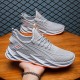 Men Knitted Fabric Breathable Non Slip Athletic Running Walking Blade Type Sneakers Men Knitted Fabric Breathable Non Slip Athletic Running Walking Blade Type Sneakers