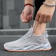 Men Knitted Fabric Breathable Non Slip Athletic Running Walking Blade Type Sneakers Men Knitted Fabric Breathable Non Slip Athletic Running Walking Blade Type Sneakers