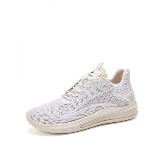 Men Knitted Fabric Air-cushion Shock Absorption Running Shoes Men Knitted Fabric Air-cushion Shock Absorption Running Shoes