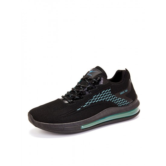 Men Knitted Fabric Air-cushion Shock Absorption Running Shoes Men Knitted Fabric Air-cushion Shock Absorption Running Shoes