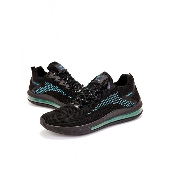 Men Knitted Fabric Air-cushion Shock Absorption Running Shoes Men Knitted Fabric Air-cushion Shock Absorption Running Shoes