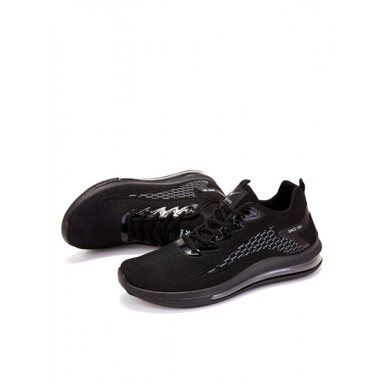 Men Knitted Fabric Air-cushion Shock Absorption Running Shoes Men Knitted Fabric Air-cushion Shock Absorption Running Shoes