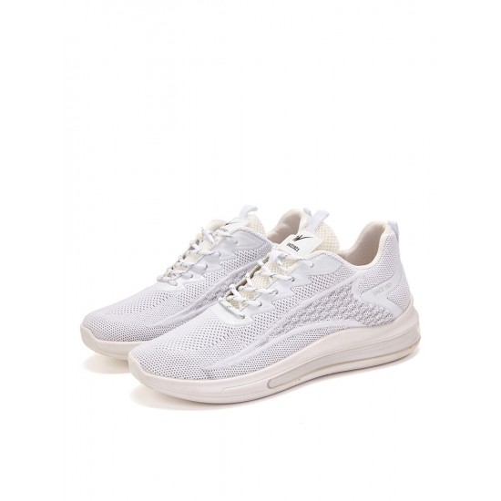 Men Knitted Fabric Air-cushion Shock Absorption Running Shoes Men Knitted Fabric Air-cushion Shock Absorption Running Shoes