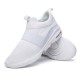 Men Elastic Band Portable Slip On Running Shoes Light Casual Sneakers Men Elastic Band Portable Slip On Running Shoes Light Casual Sneakers