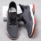 Men Knitted Fabric Breathable Lace Up Soft Comfy Sports Running Sneakers Men Knitted Fabric Breathable Lace Up Soft Comfy Sports Running Sneakers