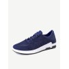 Men Knitted Fabric Lace Up Running Shoes Casual Walking Sneakers
