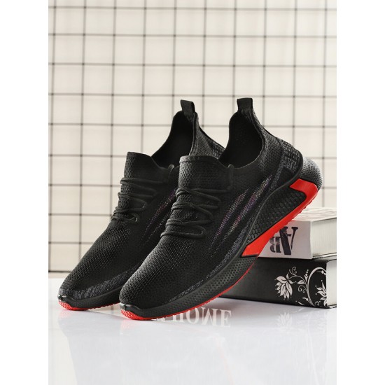 Men Breathable Light Weight Lace Up Sports Running Casual Walking Shoes Men Breathable Light Weight Lace Up Sports Running Casual Walking Shoes