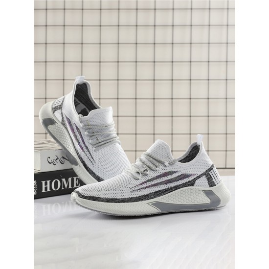 Men Breathable Light Weight Lace Up Sports Running Casual Walking Shoes Men Breathable Light Weight Lace Up Sports Running Casual Walking Shoes