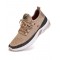 Men Knitted Fabric Air-cushion Sole Shock Absorption Running Sneakers