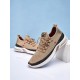Men Knitted Fabric Air-cushion Sole Shock Absorption Running Sneakers Men Knitted Fabric Air-cushion Sole Shock Absorption Running Sneakers