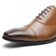 Men Retro Leather Cap Toe Non-slip Business Casual Formal Dress Shoes Men Retro Leather Cap Toe Non-slip Business Casual Formal Dress Shoes