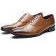 Men Retro Leather Cap Toe Non-slip Business Casual Formal Dress Shoes Men Retro Leather Cap Toe Non-slip Business Casual Formal Dress Shoes