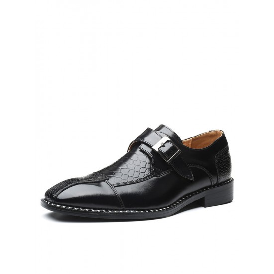 Men British Style Monk Shoes Business Formal Dress Shoes Men British Style Monk Shoes Business Formal Dress Shoes