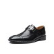 Men British Style Monk Shoes Business Formal Dress Shoes Men British Style Monk Shoes Business Formal Dress Shoes