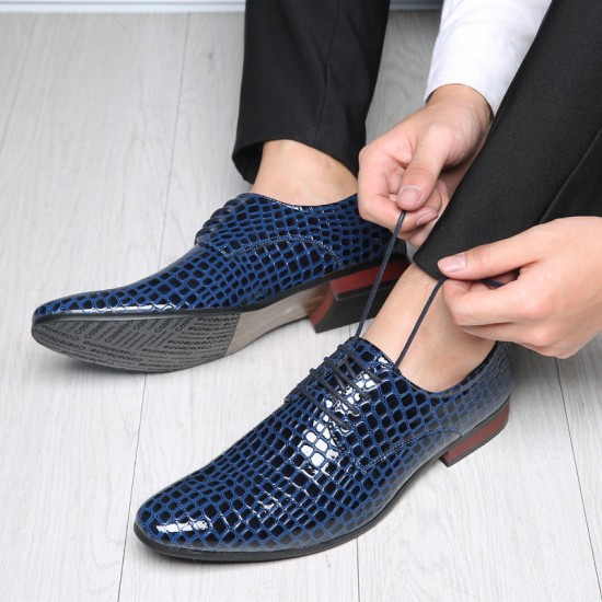 Large Size Men Stylish Leather Slip Resistant Business Formal Shoes Large Size Men Stylish Leather Slip Resistant Business Formal Shoes
