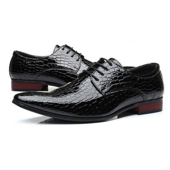 Large Size Men Stylish Leather Slip Resistant Business Formal Shoes Large Size Men Stylish Leather Slip Resistant Business Formal Shoes