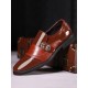 Men Leather Splicing Metal Buckle Non-slip Slip-ons Formal Shoes Men Leather Splicing Metal Buckle Non-slip Slip-ons Formal Shoes