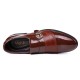 Men Leather Splicing Metal Buckle Non-slip Slip-ons Formal Shoes Men Leather Splicing Metal Buckle Non-slip Slip-ons Formal Shoes