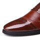 Men Leather Splicing Metal Buckle Non-slip Slip-ons Formal Shoes Men Leather Splicing Metal Buckle Non-slip Slip-ons Formal Shoes