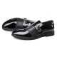 Men Leather Splicing Metal Buckle Non-slip Slip-ons Formal Shoes Men Leather Splicing Metal Buckle Non-slip Slip-ons Formal Shoes