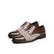 Men Stylish Brogue Cap Toe Derby Shoes Lace Business Formal Dress Shoes Men Stylish Brogue Cap Toe Derby Shoes Lace Business Formal Dress Shoes