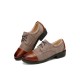Men British Style Cap Toe Comfy Lace Up Formal Dress Shoes Men British Style Cap Toe Comfy Lace Up Formal Dress Shoes