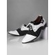 Men Vintage Color Blocking Pointed Toe Business Casual Dress Shoes Men Vintage Color Blocking Pointed Toe Business Casual Dress Shoes