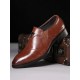 Men Leather Splicing Non-slip Soft Sole Slip On Business Formal Shoes Men Leather Splicing Non-slip Soft Sole Slip On Business Formal Shoes