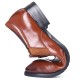 Men Leather Splicing Non-slip Soft Sole Slip On Business Formal Shoes Men Leather Splicing Non-slip Soft Sole Slip On Business Formal Shoes