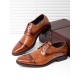 Men Vintage Brogue Derby Shoes Lace Up Business Dress Shoes Men Vintage Brogue Derby Shoes Lace Up Business Dress Shoes